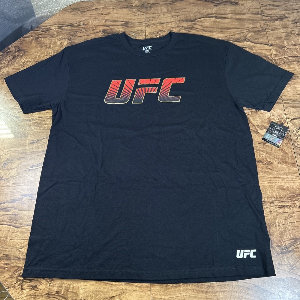 NWT UFC T-Shirt Men's XL Black Ultimate Fighting Championship Short Sleeve